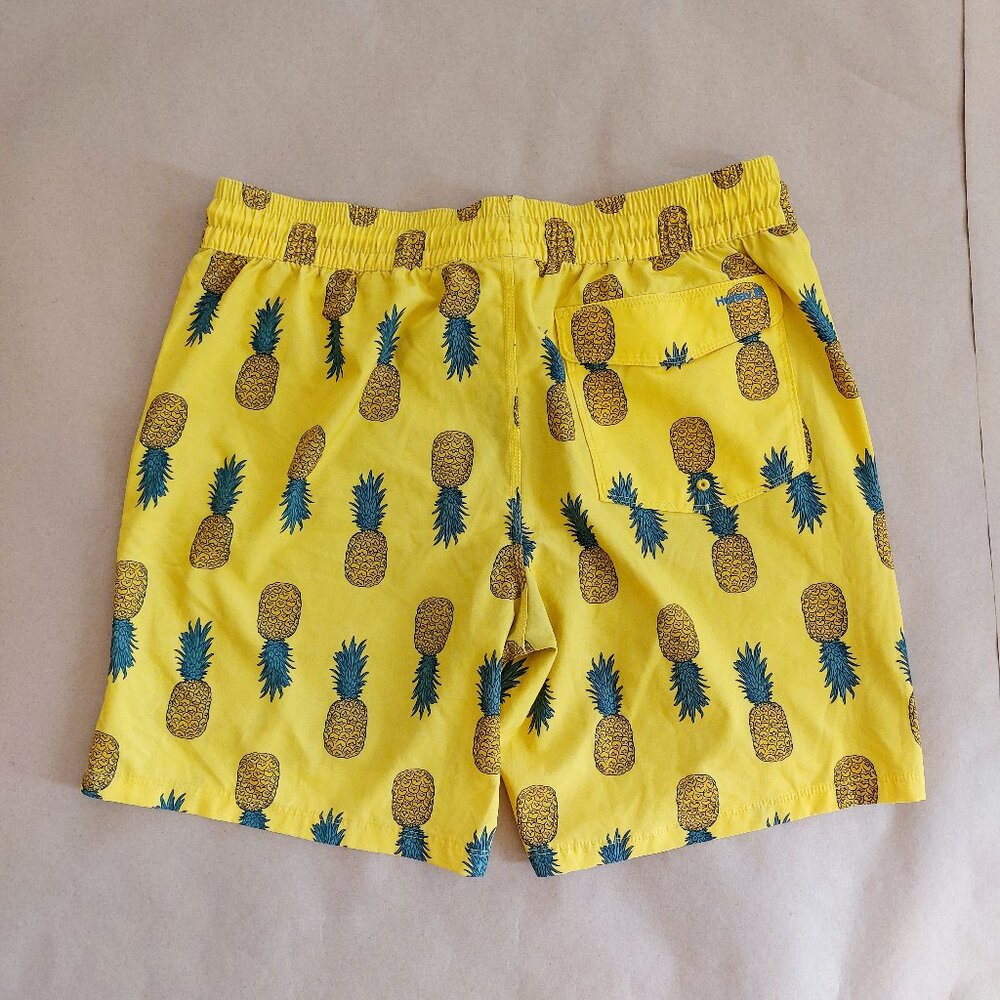 Hurley Yellow Pineapple Swim Trunks Men's L - Picture 6 of 10